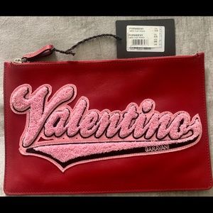 Valentino Collegiate Logo Pouch